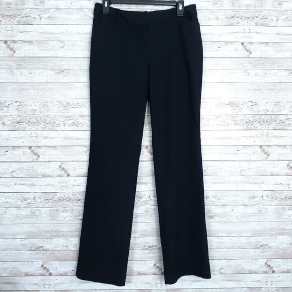 Liz Claiborne Pants - Liz Claiborne Audra Womens Dress Pants Size 4 Black Straight Leg 407